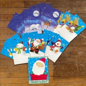 Festive Christmas Greeting Cards Set